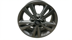 2017-2018 Hyundai Elantra Black 5 Double Spoke Painted Charcoal Alloy Wheel (Remanufactured OEM)