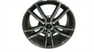 2015-2017 Ford Mustang Black 10-Spoke Machined Charcoal Alloy Wheel (Remanufactured OEM)