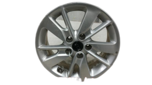 2016-2018 Kia Optima Silver 16x6.5 Angled Spoke Silver Painted Alloy Wheel (Remanufactured OEM)