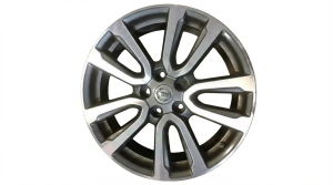 2013 INFINITI JX35 Black 18x7.5 5-V Spoke Machined Charcoal Alloy Wheel (Remanufactured OEM)