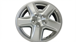 2020-2023 Jeep Gladiator Silver 17x7.5 5-Spoke Silver Painted Alloy Wheel (Remanufactured OEM)