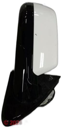 2015-2018 Chevrolet Suburban White Power Folding Blind Spot Door/Side View Mirror - Right (Passenger) (Used OEM)
