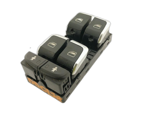 2012-2018 Audi A6 Master Power Window and Door Lock Switch - Left (Driver) (Used OEM)