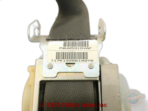 2006-2007 Dodge Charger Black Seat Belt Assembly - Front, Right (Passenger) (Used OEM)