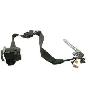 2016-2019 Ford Escape Tan Seat Belt Assembly with Pretensioner - Front, Right (Passenger) (Used OEM)