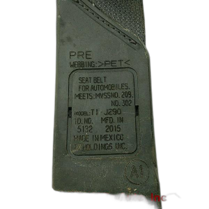 2013-2015 Honda Civic Tan Seat Belt Assembly - Front, Right (Passenger) (Used OEM)