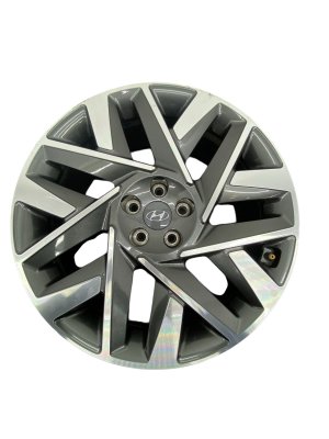 2021-2023 Hyundai Santa Fe Silver 20x8.5 7 Y-Spoke Machined Charcoal Alloy Wheel (Used OEM)
