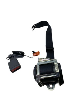 2023-2024 Fisker Ocean Black Seat Belt Assembly with Buckle - Rear, Left (Driver) (Used OEM)