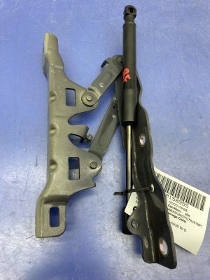 2022-2026 Genesis GV70 Hood Hinge with Strut Lift Cylinder - Front, Right (Passenger) (Used OEM)