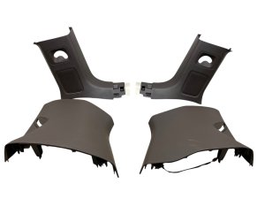 2022-2024 Ford Expedition Java (Brown) Upper Quarter C and D Pillar Trim Cover Panel Set - Rear (Used OEM)