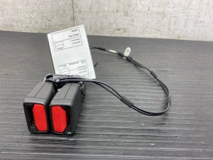 2021-2024 Ford Mustang Mach-E Outer and Center Seat Belt Buckle Assembly - Rear, Right (Passenger) (Used OEM)