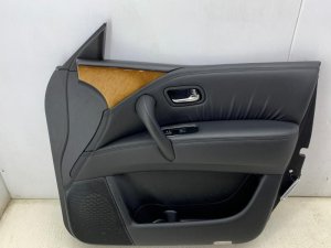 2011-2013 INFINITI QX56 Black Door Interior Trim Panel - Front, Right (Passenger) (Used OEM)