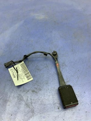 2022-2025 Ford F-150 Lightning Black Seat Belt Buckle Set - Front, Left (Driver) (Used OEM)