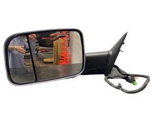  Ram 4500 Chrome Power Folding Blind Spot Door/Side View Mirror - Front, Left (Driver) (Used OEM)