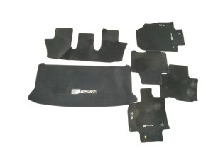 2024-2025 Toyota Grand Highlander Black 5-Piece Carpet Floor Mat Set - Front (Used OEM)