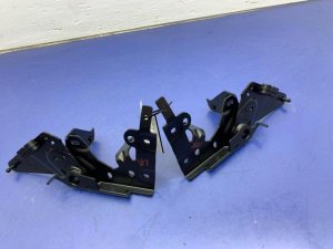 2013-2018 Audi S7 Black Trunk Shock Strut Bracket Set - Rear (Used OEM)