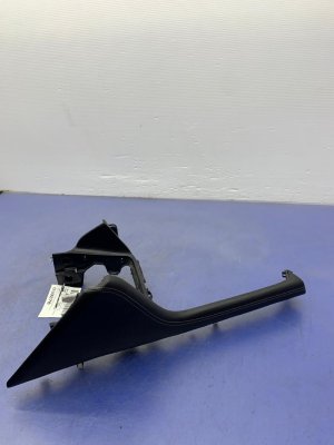 2019-2025 Genesis G70 Black Center Console Bracket with Leather Trim - Left (Driver) (Used OEM)