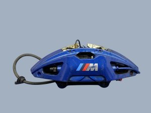 2018-2024 BMW X3 Blue M Sport Disc Brake Caliper - Front, Left (Driver) (Used OEM)