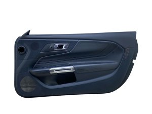 2024-2025 Ford Mustang Black Onyx Door Interior Trim Panel - Front, Right (Passenger) (Used OEM)