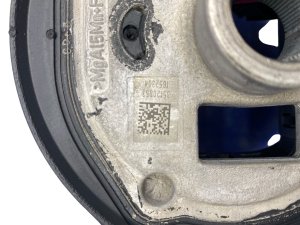 2019 Mercedes-Benz A220 Black Flat Bottom Leather Steering Wheel Assembly with Controls (Used OEM)