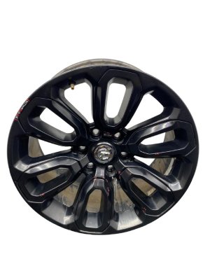 2019-2024 Ram 1500 Black Open Spoke Painted and Polished Smoked Hyper Wheel with Chrome Inserts (Used OEM)