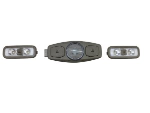 2018-2024 Lincoln Navigator Tan Overhead Dome and Reading Light Assembly - Rear (Used OEM)