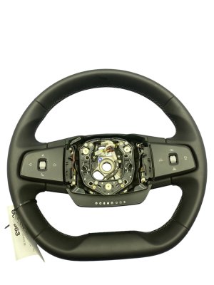 2023-2024 Fisker Ocean Black Leather Heated Steering Wheel - Front (Used OEM)