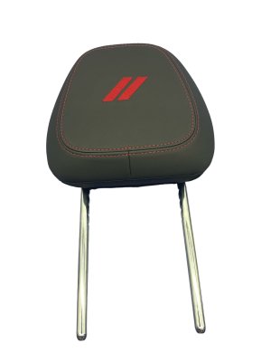 2023-2025 Dodge Hornet Black w/ Red Stitching Seat Headrest - Front, Left (Driver) (Used OEM)