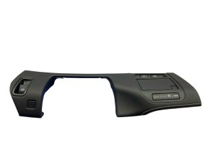 2018-2022 Lexus LS500 Black Lower Dash Trim Panel with Fuel and Trunk Release Switches - Front (Used OEM)