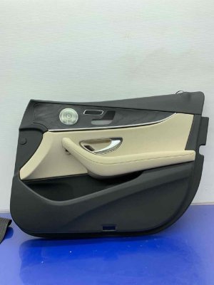 2017-2023 Mercedes-Benz E500 Beige Door Interior Trim Panel - Front, Left (Driver) (Used OEM)