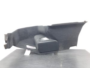 2017-2023 Porsche Panamera Black Trunk Wall Carpet Trim Panel - Rear (Used OEM)