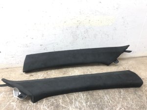 2020-2023 Hyundai Palisade Black Suede Interior A-Pillar Trim Panel Set - Front (Used OEM)