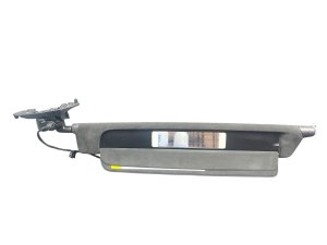  Tesla Model x Black Alcantara Sun Visor - Front, Left (Driver) (Used OEM)