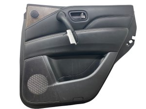 2018-2021 INFINITI QX80 Black Door Interior Trim Panel with Tech Package - Rear, Right (Passenger) (Used OEM)
