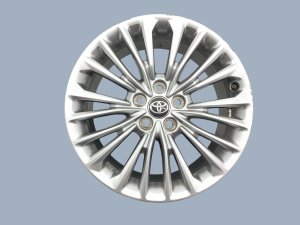 2019-2022 Toyota Avalon Silver 18x8 20-Spoke Bright Hyper Painted Alloy Wheel (Used OEM)
