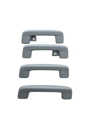 2016-2024 Audi Q7 Silver Front and Rear Roof Grab Handle Assist Strap Set (Used OEM)