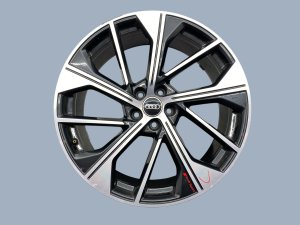 2021-2024 Audi SQ5 Black 21x8.5 5 Y-Spoke Machined Black Alloy Wheel (Used OEM)