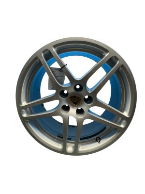 2015-2021 Porsche Macan Silver 18x9 5-Double Spoke Silver Painted Alloy Wheel (Used OEM)
