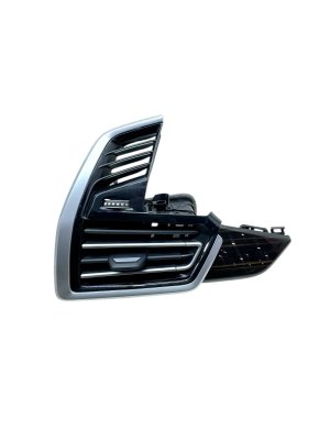 2020-2023 BMW X6 A/C Heater Air Vent Grille with Wood Grain Trim Cover - Front (Used OEM)