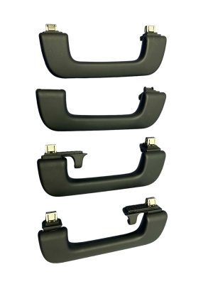 2019-2025 Porsche Cayenne Black Interior Grab Handle Set - Front (Used OEM)