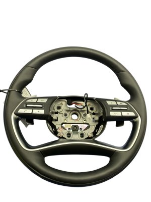 2023-2025 Hyundai Palisade Black Heated Leather Steering Wheel - Front (Used OEM)