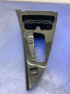 2012-2018 BMW 650i Center Console Cupholder Switch Panel Trim Cover - Front (Used OEM)