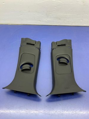 2022-2025 Hyundai Tucson Black Upper B-Pillar Trim Cover Set (Used OEM)