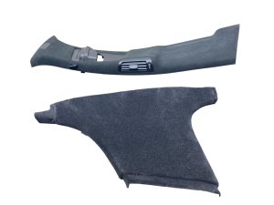 2014-2020 Mercedes-Benz S320 Black B-Pillar Upper and Lower Trim Panel Set - Rear, Left (Driver) (Used OEM)
