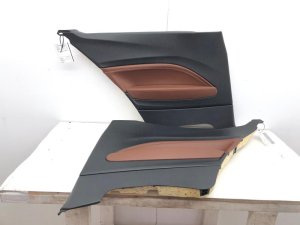 2014-2016 BMW 228i Brown Interior Quarter Panel Trim Covers - Rear, Left (Driver) (Used OEM)