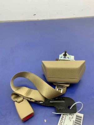 2015-2017 Ford F-150 Beige Center Seat Belt Assembly - Rear, Right (Passenger) (Used OEM)