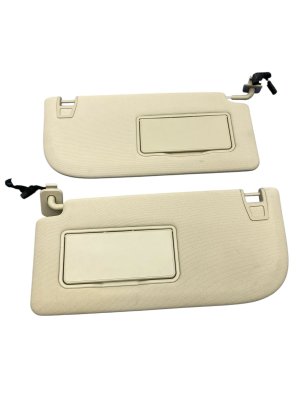2018-2024 Lincoln Navigator Tan Sun Visor with Garage Door Opener - Right (Passenger) (Used OEM)