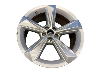 2020-2025 Audi Q7 19x8.5 5-Spoke Silver Painted Alloy Wheel (Used OEM)