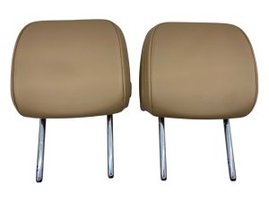 2015-2018 Porsche Macan Beige Seat Headrest Set - Front, Right (Passenger) (Used OEM)