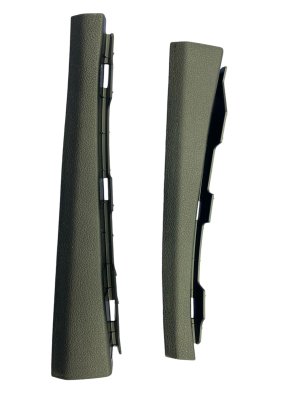 2019-2025 Audi Q3 Black Interior Vertical Lower Trim Bar Lining Set - Front (Used OEM)